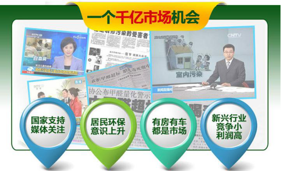 甲醛檢測加盟市場怎么做？